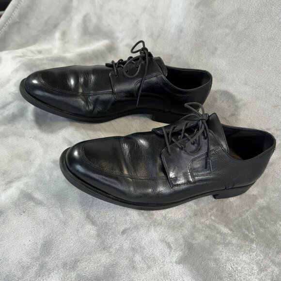 Cole Haan Men's size 11M Lenox Hill black Split Toe Oxford lace up shoes - Picture 9 of 16